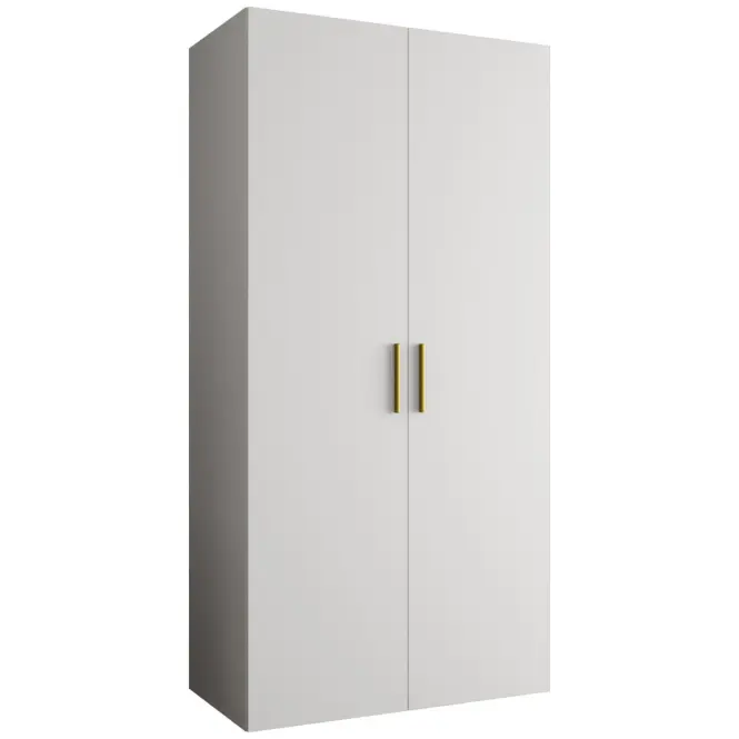 Skriňa Bari 1 100 biely/zlotý
