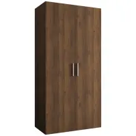 Skriňa Bari 1 100 orech/strieborný
