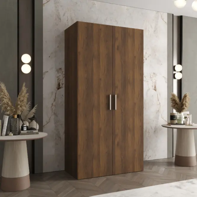 Skriňa Bari 1 100 orech/strieborný,5