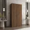 Skriňa Bari 1 100 orech/strieborný,5