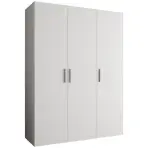 Skriňa Bari 1 150 biely/strieborný