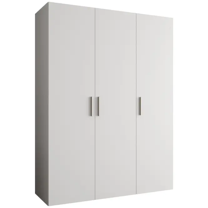 Skriňa Bari 1 150 biely/strieborný