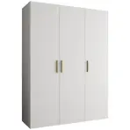 Skriňa Bari 1 150 biely/zlotý