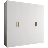 Skriňa Bari 1 200 biely/zlotý