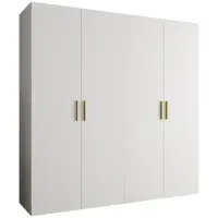 Skriňa Bari 1 200 biely/zlotý