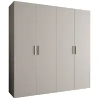 Skriňa Bari 1 200 kašmír/strieborný