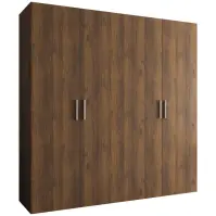 Skriňa Bari 1 200 orech/strieborný