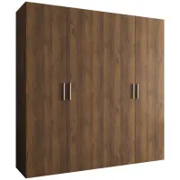 Skriňa Bari 1 200 orech/strieborný