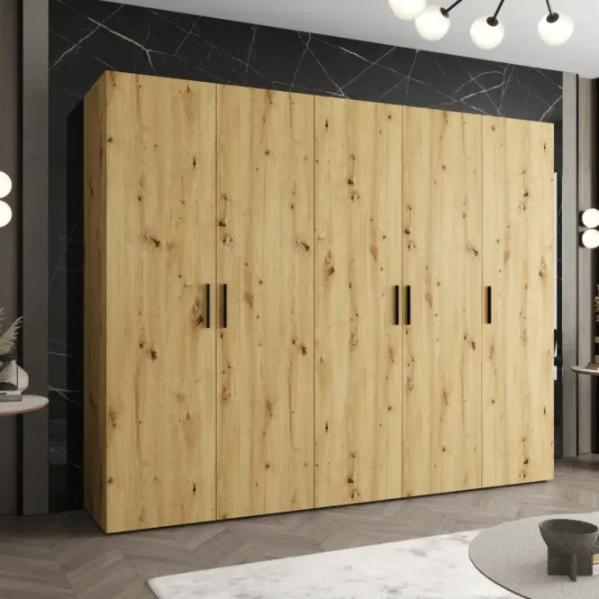 Skriňa Bari 1 250 artisan/čierny,5