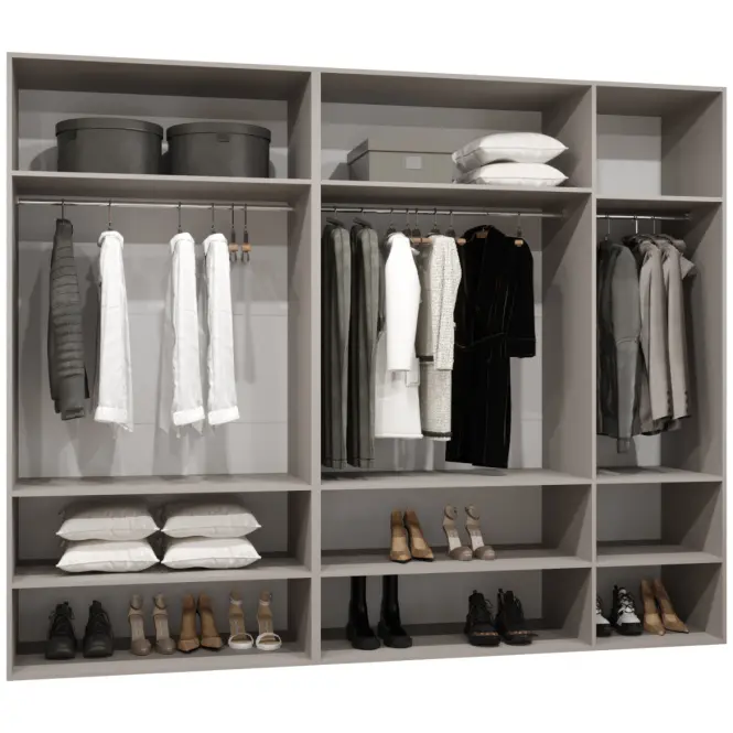 Skriňa Bari 1 250 biely/zlotý
