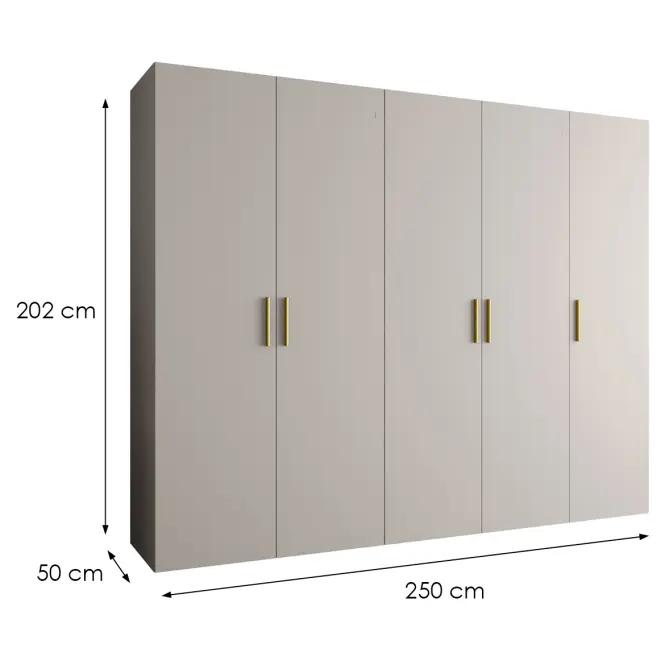 Skriňa Bari 1 250 kašmír/zlotý