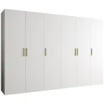 Skriňa Bari 1 300 biely/zlotý