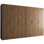 Skriňa Bari 1 300 orech/strieborný