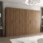 Skriňa Bari 1 300 orech/strieborný,5