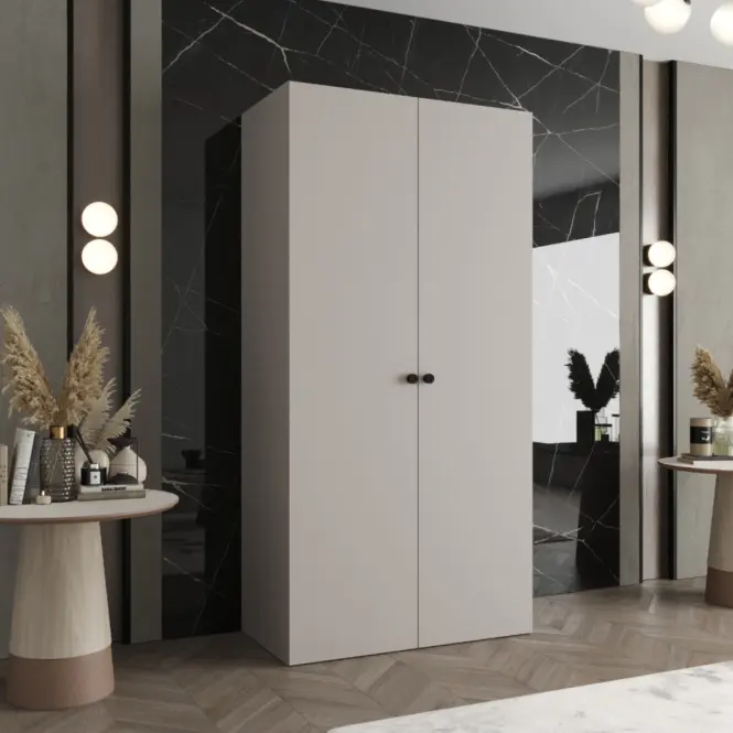 Skriňa Parma 1 100 kašmír/čierny