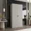 Skriňa Parma 1 100 kašmír/čierny,5