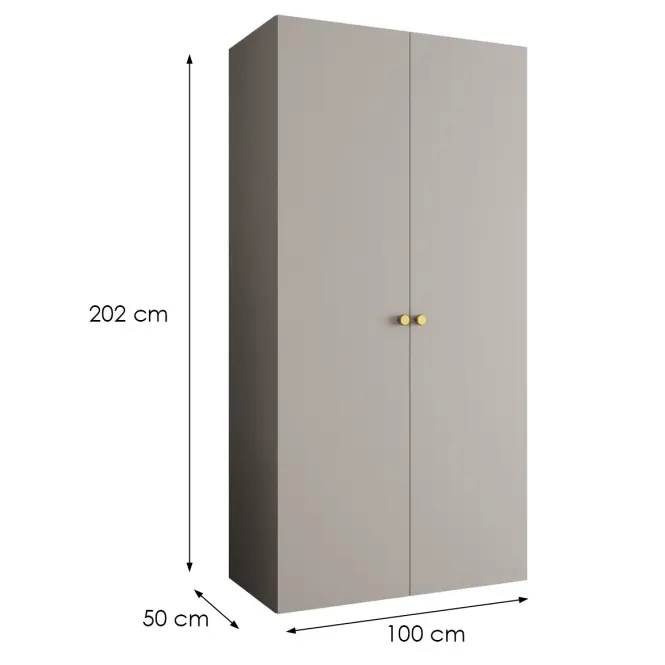 Skriňa Parma 1 100 kašmír/zlotý