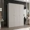 Skriňa Parma 1 150 kašmír/strieborný,5