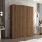 Skriňa Parma 1 150 orech/strieborný,5