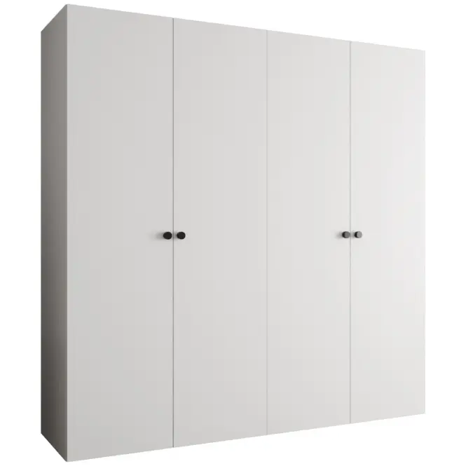 Skriňa Parma 1 200 biely/čierny