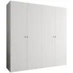 Skriňa Parma 1 200 biely/strieborný