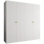 Skriňa Parma 1 200 biely/zlotý