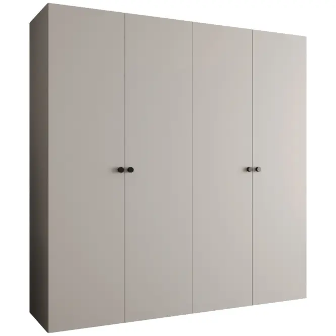 Skriňa Parma 1 200 kašmír/čierny