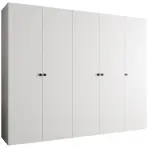 Skriňa Parma 1 250 biely/čierny