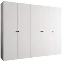 Skriňa Parma 1 250 biely/čierny