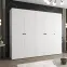 Skriňa Parma 1 250 biely/čierny,5