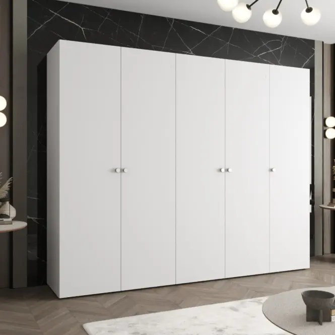 Skriňa Parma 1 250 biely/strieborný