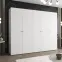 Skriňa Parma 1 250 biely/strieborný,5