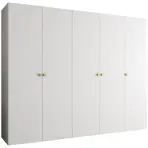 Skriňa Parma 1 250 biely/zlotý