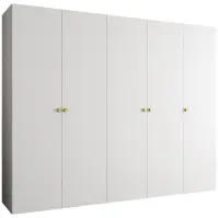 Skriňa Parma 1 250 biely/zlotý