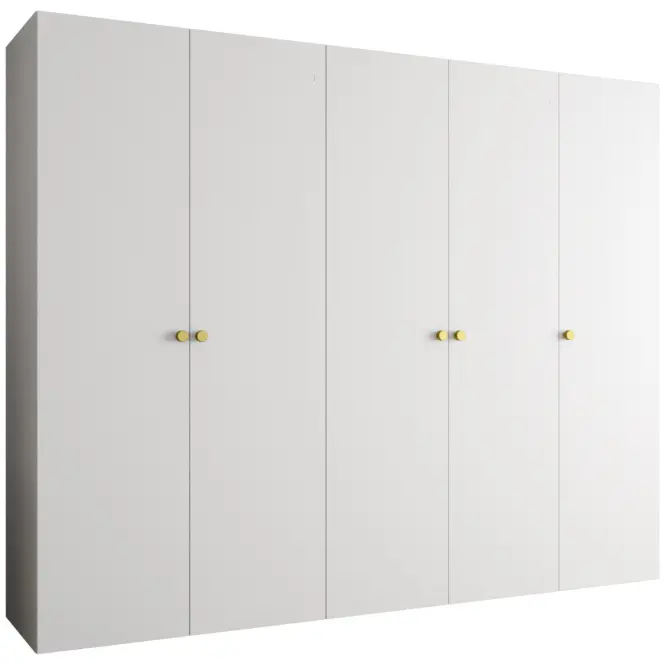 Skriňa Parma 1 250 biely/zlotý