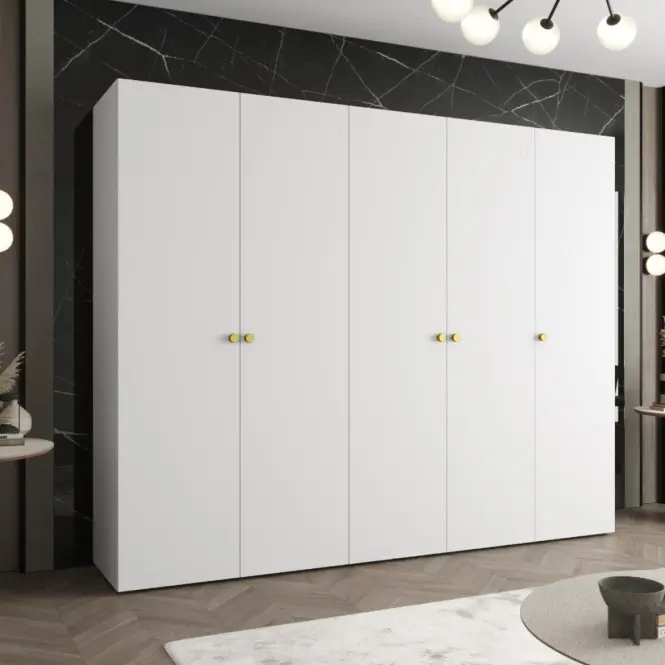 Skriňa Parma 1 250 biely/zlotý