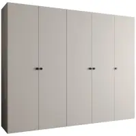 Skriňa Parma 1 250 kašmír/čierny