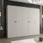 Skriňa Parma 1 250 kašmír/čierny,5