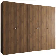 Skriňa Parma 1 250 orech/strieborný