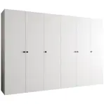 Skriňa Parma 1 300 biely/čierny