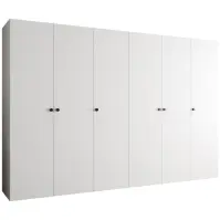 Skriňa Parma 1 300 biely/čierny