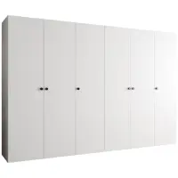 Skriňa Parma 1 300 biely/čierny