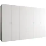 Skriňa Parma 1 300 biely/strieborný