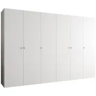 Skriňa Parma 1 300 biely/strieborný