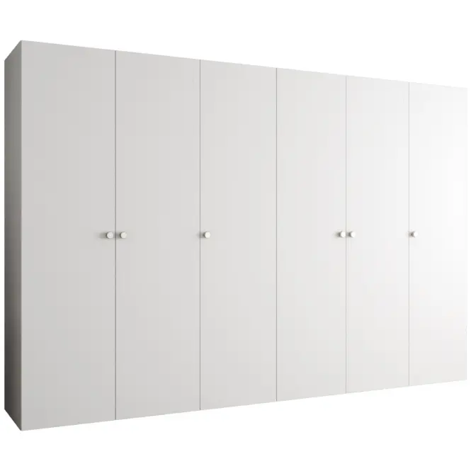 Skriňa Parma 1 300 biely/strieborný