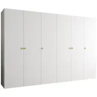 Skriňa Parma 1 300 biely/zlotý