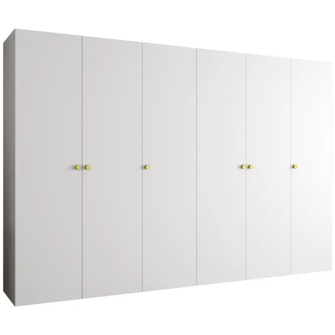 Skriňa Parma 1 300 biely/zlotý