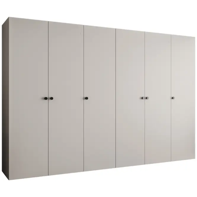 Skriňa Parma 1 300 kašmír/čierny