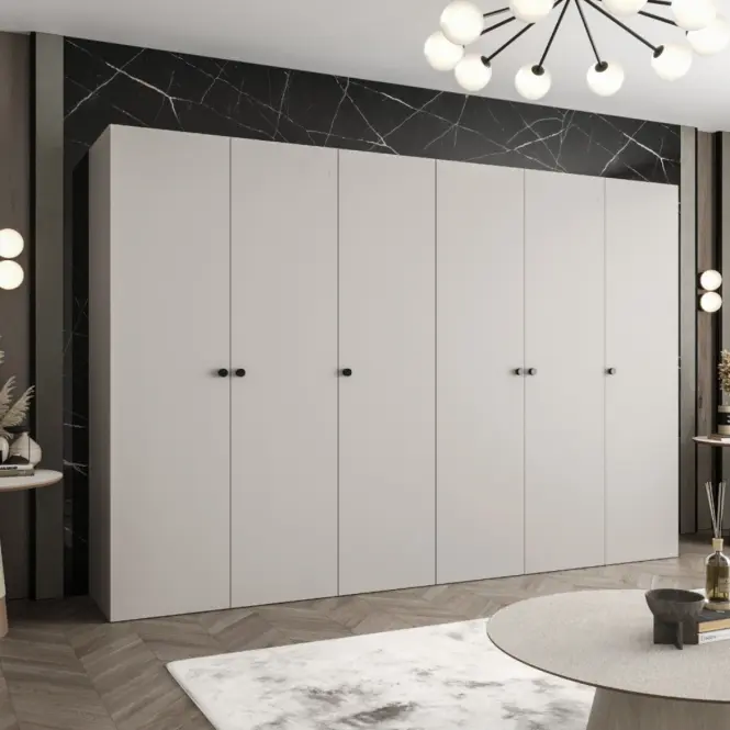 Skriňa Parma 1 300 kašmír/čierny,5