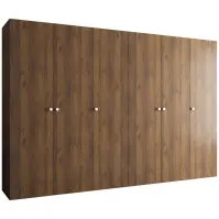 Skriňa Parma 1 300 orech/strieborný
